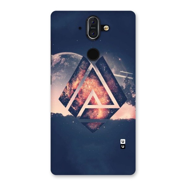 Moon Abstract Back Case for Nokia 8 Sirocco