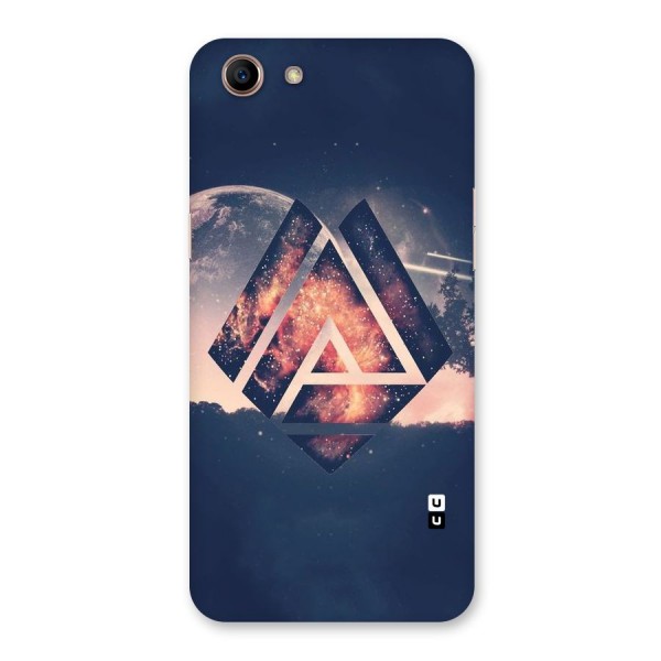 Moon Abstract Back Case for Oppo A83 (2018)