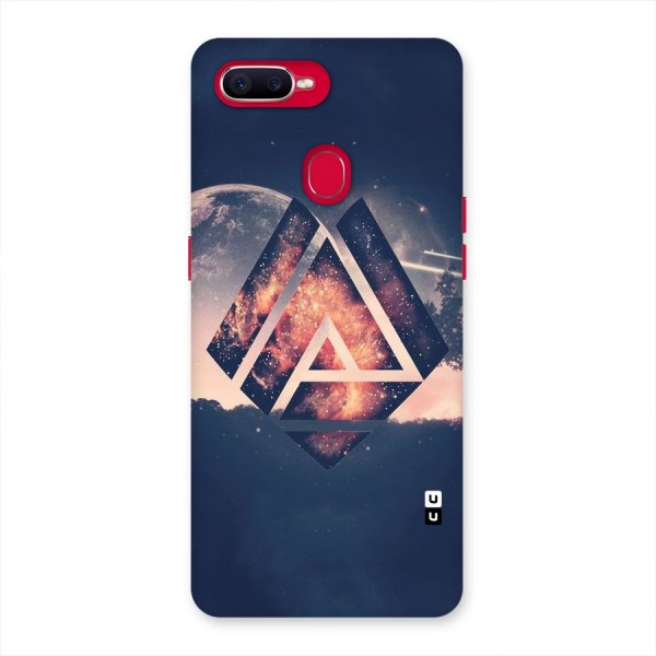 Moon Abstract Back Case for Oppo F9 Pro