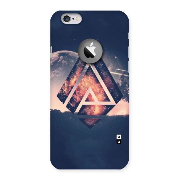 Moon Abstract Back Case for iPhone 6 Logo Cut