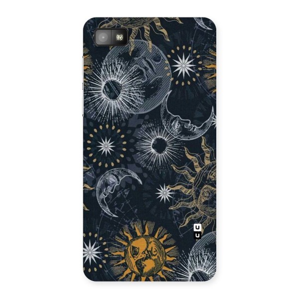 Moon And Sun Back Case for Blackberry Z10
