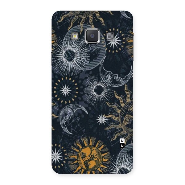 Moon And Sun Back Case for Galaxy A3