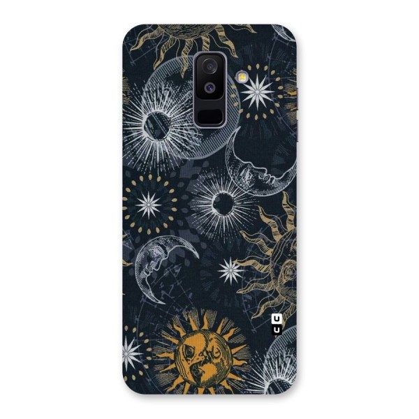 Moon And Sun Back Case for Galaxy A6 Plus