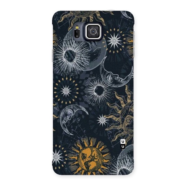 Moon And Sun Back Case for Galaxy Alpha