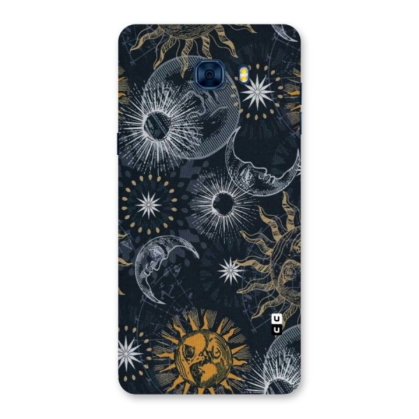Moon And Sun Back Case for Galaxy C7 Pro