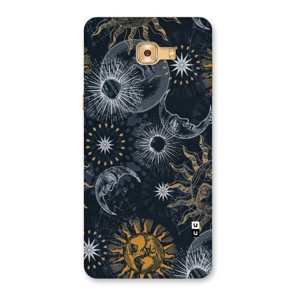 Moon And Sun Back Case for Galaxy C9 Pro