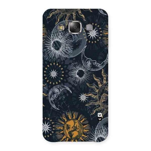 Moon And Sun Back Case for Galaxy E7