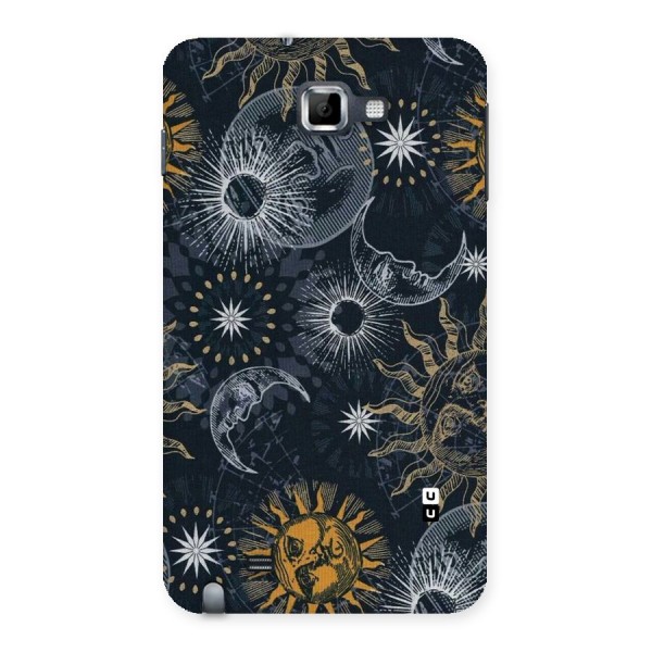 Moon And Sun Back Case for Galaxy Note
