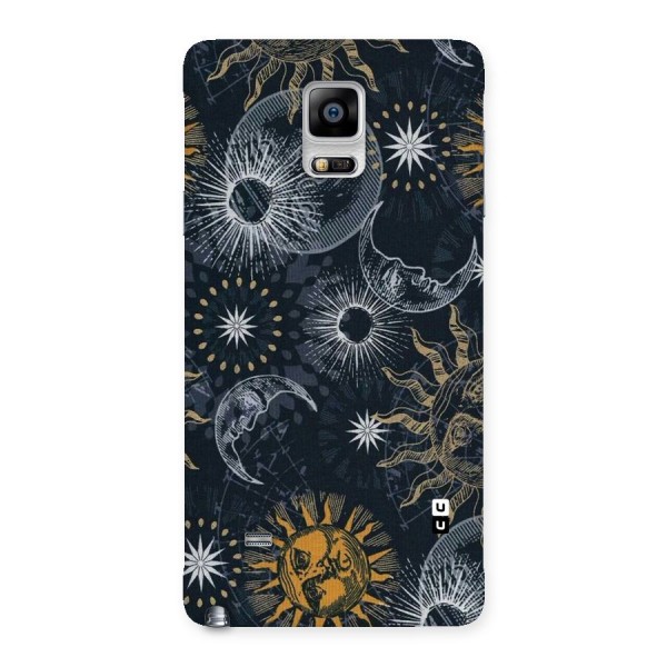 Moon And Sun Back Case for Galaxy Note 4