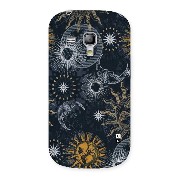 Moon And Sun Back Case for Galaxy S3 Mini
