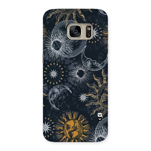 Moon And Sun Back Case for Galaxy S7