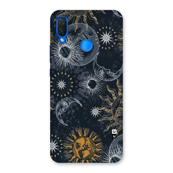 Moon And Sun Back Case for Huawei P Smart+
