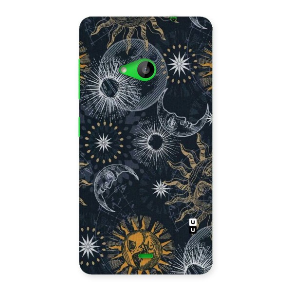 Moon And Sun Back Case for Lumia 535