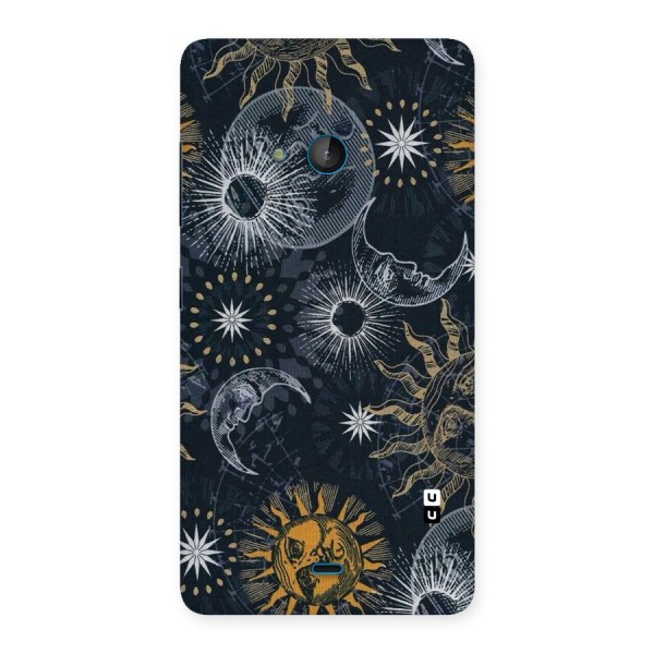 Moon And Sun Back Case for Lumia 540