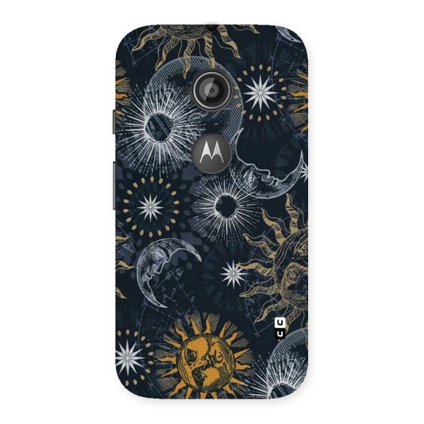 Moon And Sun Back Case for Moto E 2nd Gen