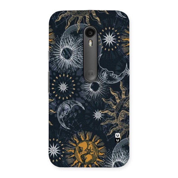 Moon And Sun Back Case for Moto G3
