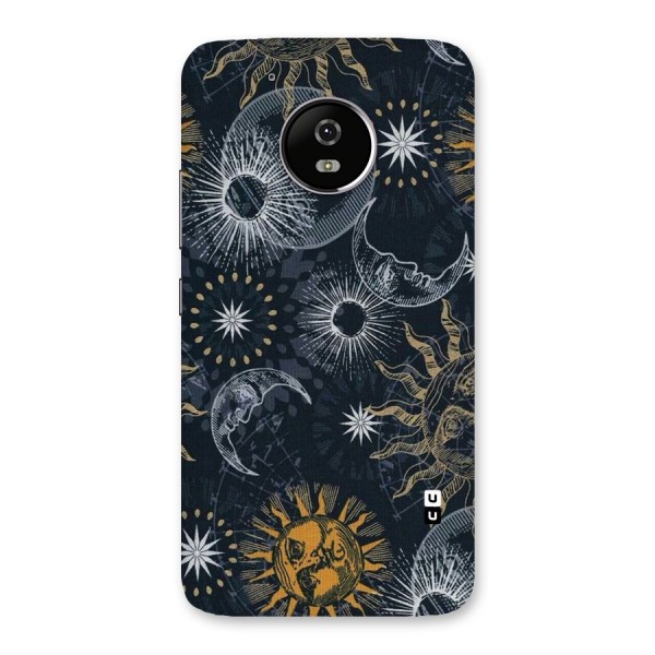 Moon And Sun Back Case for Moto G5