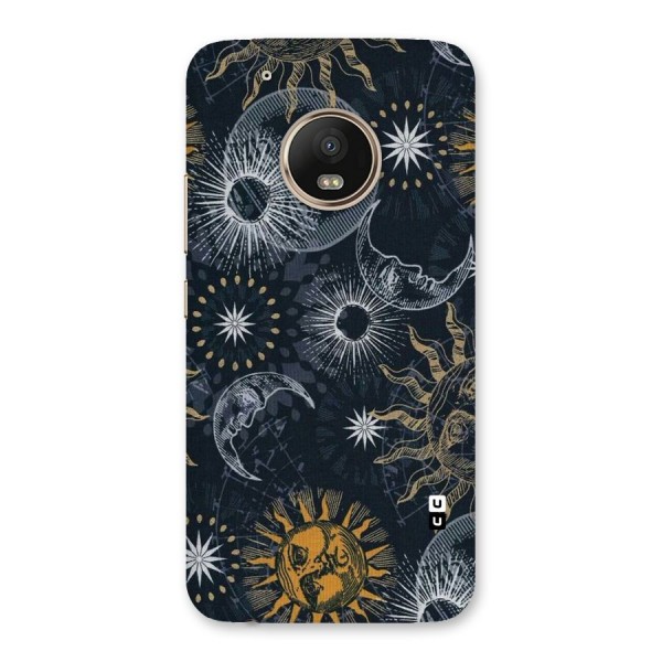 Moon And Sun Back Case for Moto G5 Plus