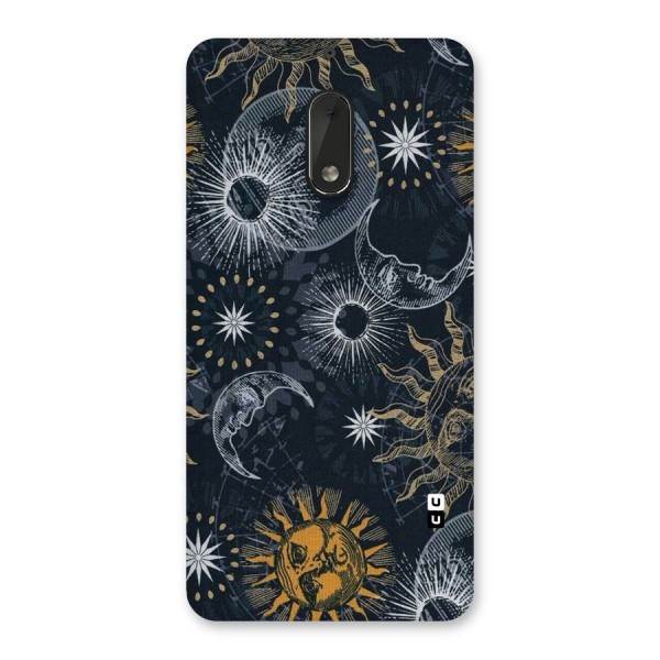 Moon And Sun Back Case for Nokia 6