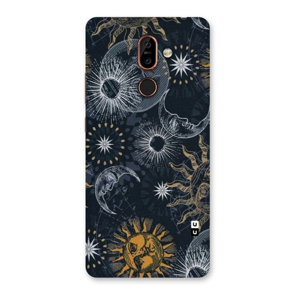 Moon And Sun Back Case for Nokia 7 Plus