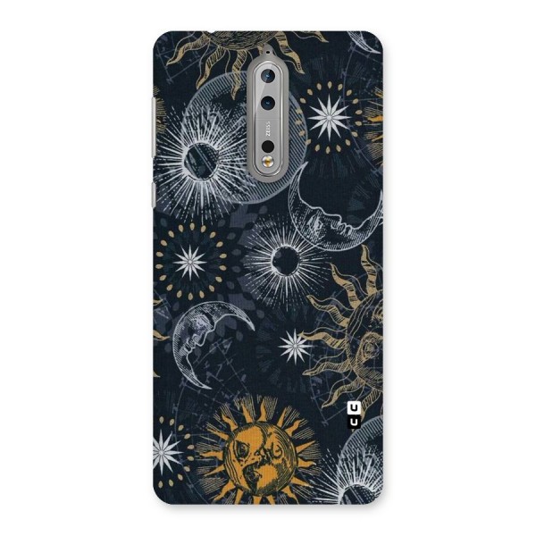Moon And Sun Back Case for Nokia 8