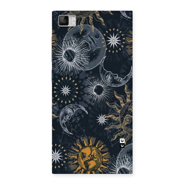 Moon And Sun Back Case for Xiaomi Mi3