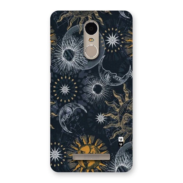 Moon And Sun Back Case for Xiaomi Redmi Note 3