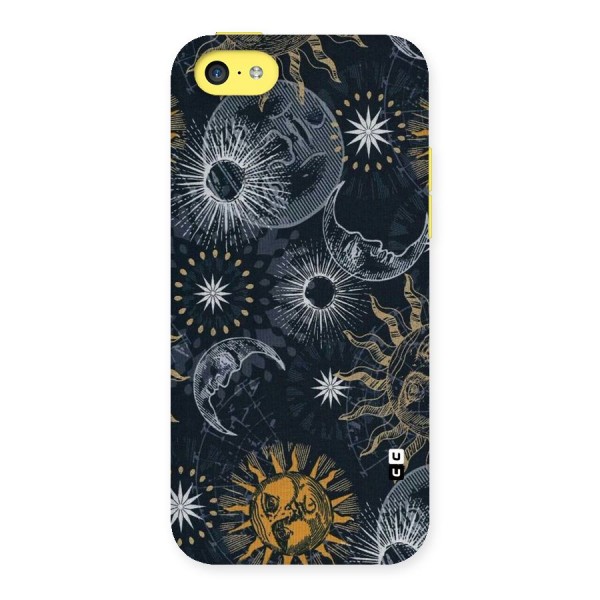 Moon And Sun Back Case for iPhone 5C