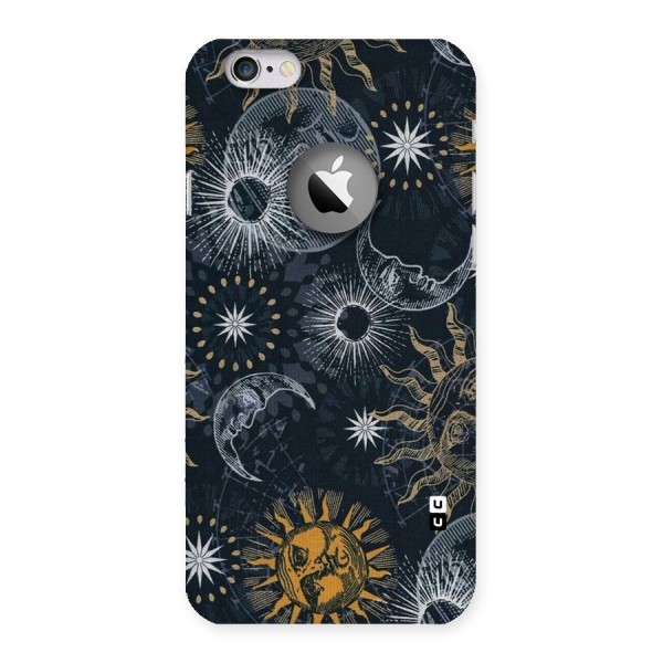 Moon And Sun Back Case for iPhone 6 Logo Cut