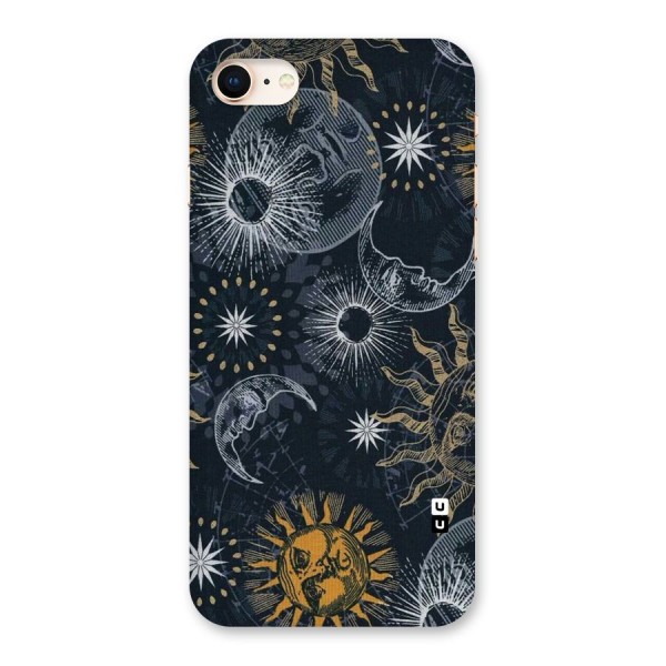 Moon And Sun Back Case for iPhone 8