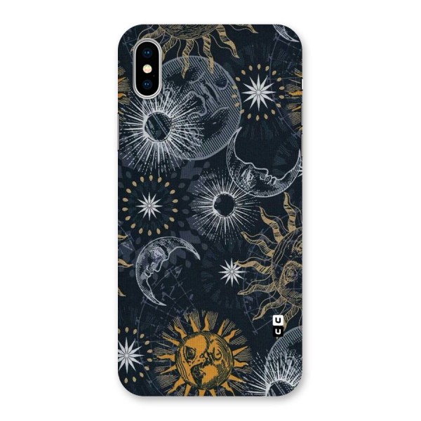 Moon And Sun Back Case for iPhone XS