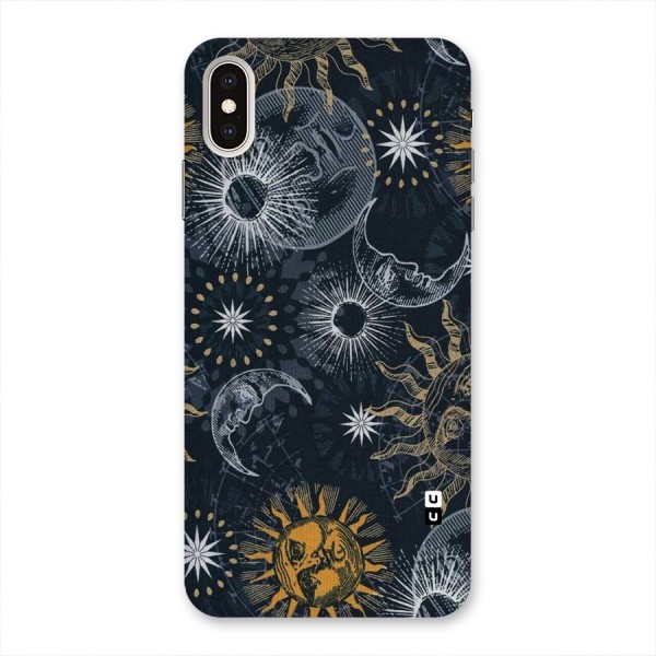 Moon And Sun Back Case for iPhone XS Max