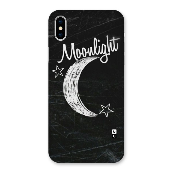 Moon Light Back Case for iPhone X
