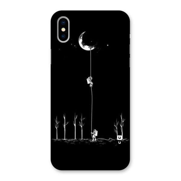Moon Man Back Case for iPhone X