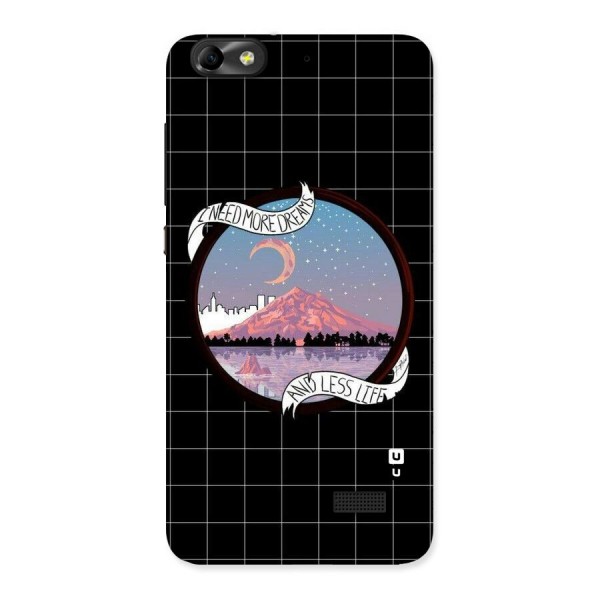More Dreams Back Case for Honor 4C