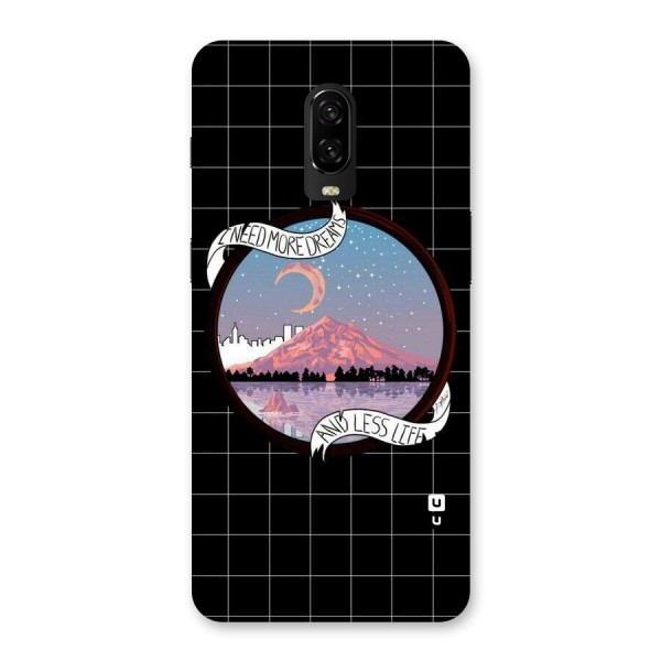 More Dreams Back Case for OnePlus 6T