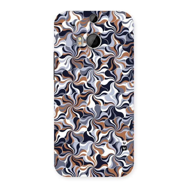 Multicolor Swirls Back Case for HTC One M8