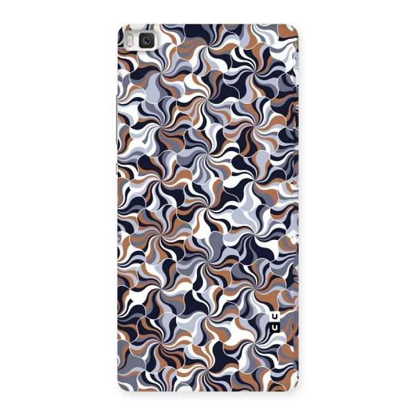 Multicolor Swirls Back Case for Huawei P8