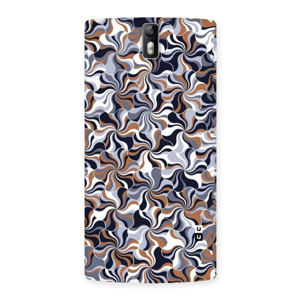 Multicolor Swirls Back Case for One Plus One