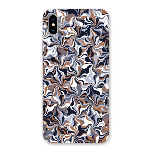 Multicolor Swirls Back Case for iPhone X