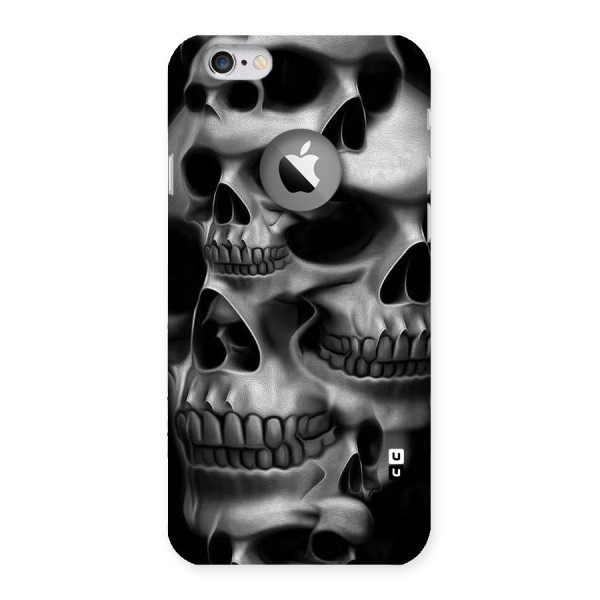 Multiple Skulls Back Case for iPhone 6 Logo Cut