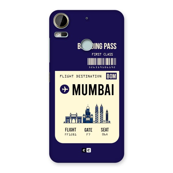 Mumbai Boarding Pass Back Case for Desire 10 Pro