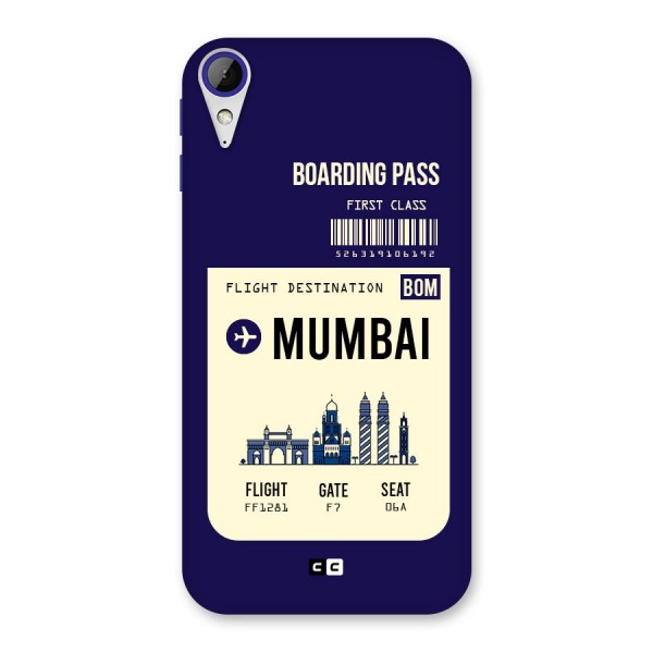 Mumbai Boarding Pass Back Case for Desire 830
