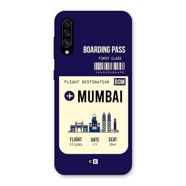 Mumbai Boarding Pass Back Case for Galaxy A30s