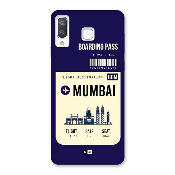 Mumbai Boarding Pass Back Case for Galaxy A8 Star