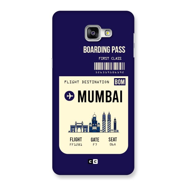 Mumbai Boarding Pass Back Case for Galaxy A9