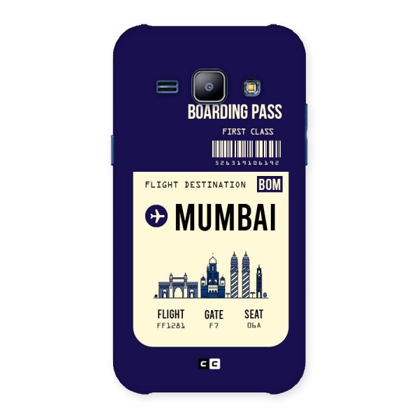 Mumbai Boarding Pass Back Case for Galaxy J1