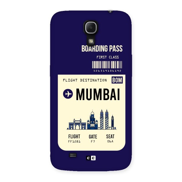 Mumbai Boarding Pass Back Case for Galaxy Mega 6.3