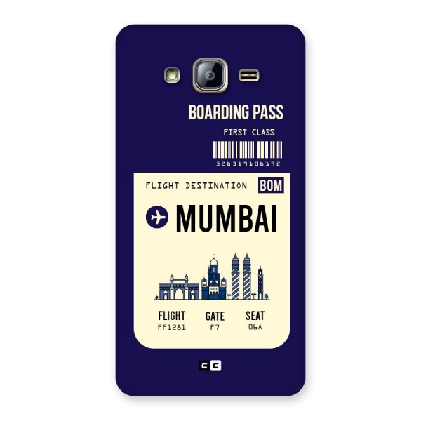 Mumbai Boarding Pass Back Case for Galaxy On5