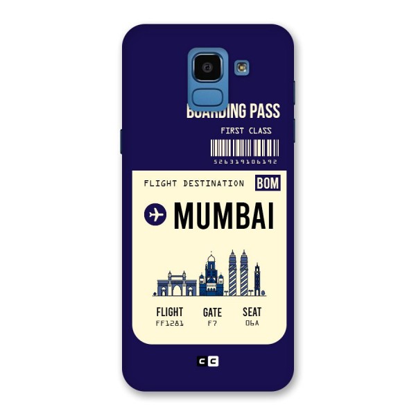 Mumbai Boarding Pass Back Case for Galaxy On6